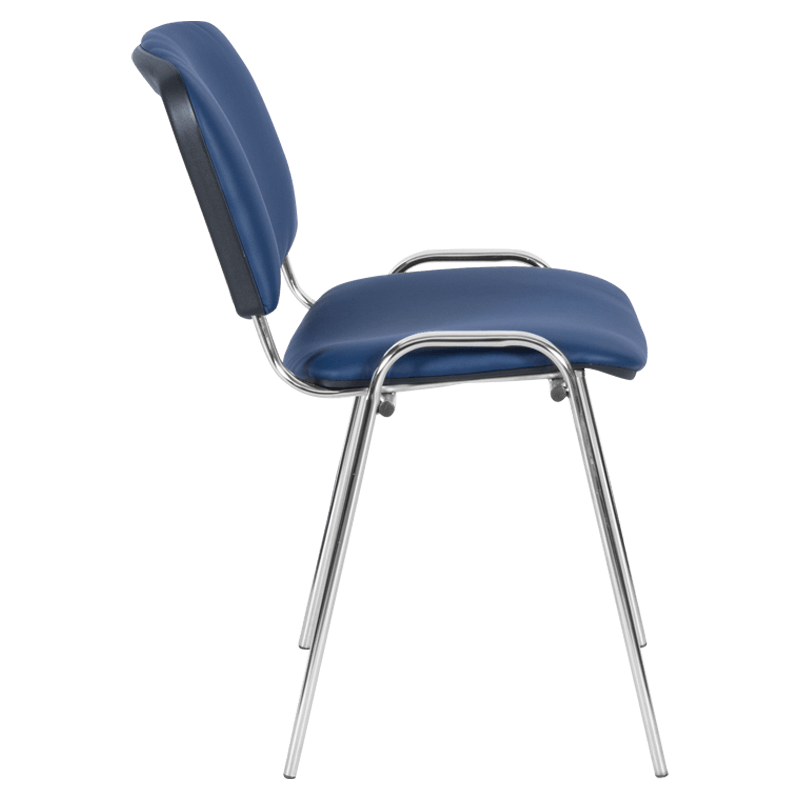 Visitor chair Carmen 1135-1 LUX - dark blue N