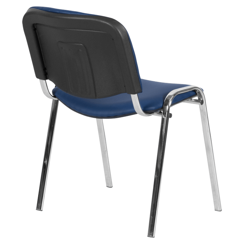 Visitor chair Carmen 1135-1 LUX - dark blue N