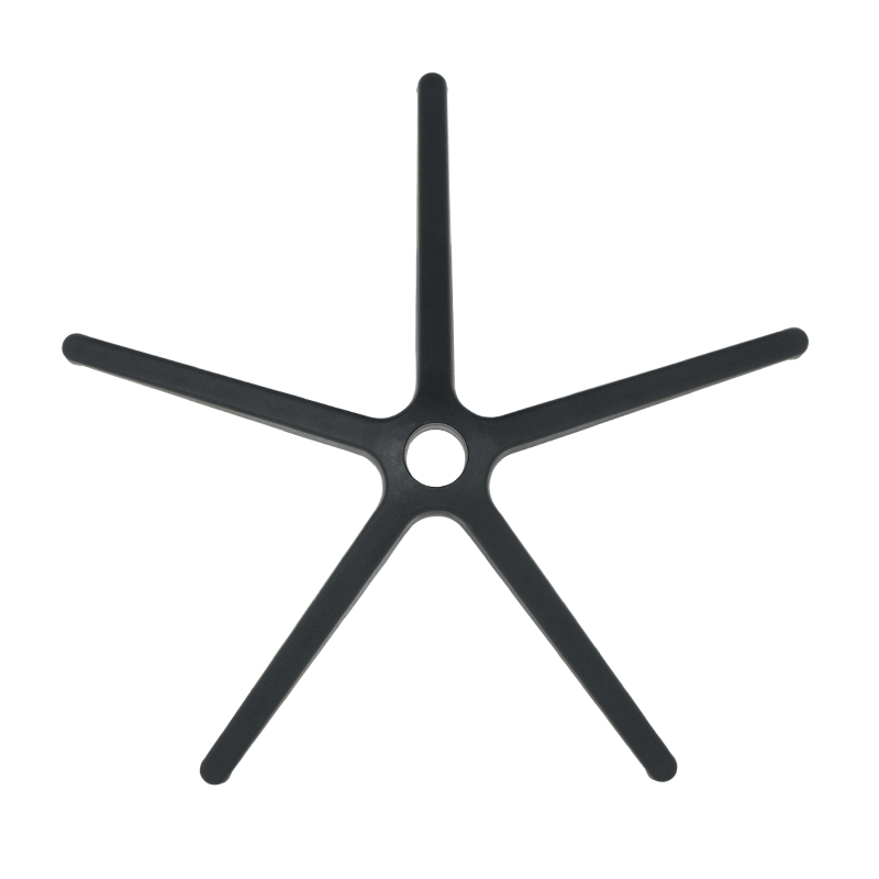 Office chair star - 300 mm - polypropylene - black