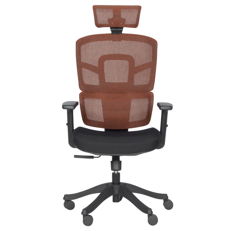 Ergonomic chair Carmen 7582 - orange-black