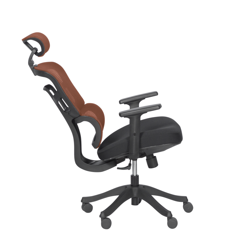 Ergonomic chair Carmen 7582 - orange-black