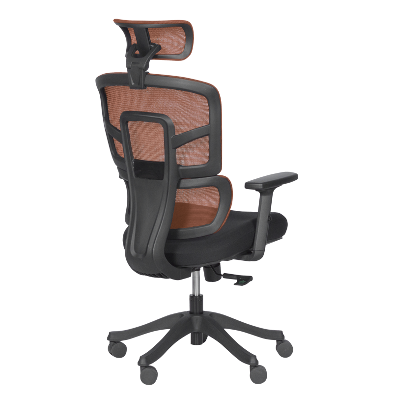 Ergonomic chair Carmen 7582 - orange-black