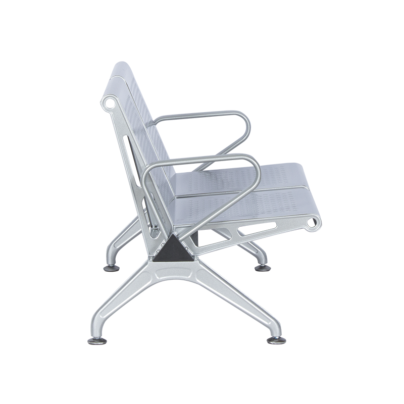 Visitor bench with 2 seats Carmen CR-1031-2 - silver