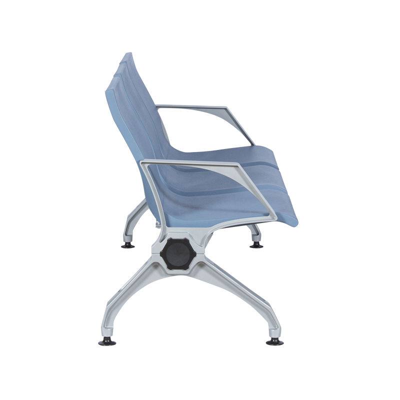 Visitor bench with 3 seats Carmen CR-1034-4 - blue