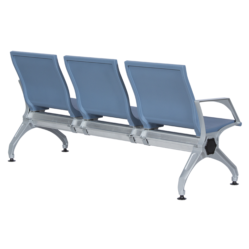Visitor bench with 3 seats Carmen CR-1034-4 - blue