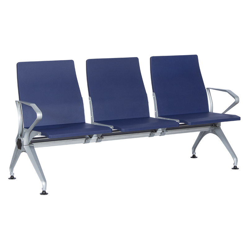 Visitor bench with 3 seats Carmen CR-1036-3 - blue