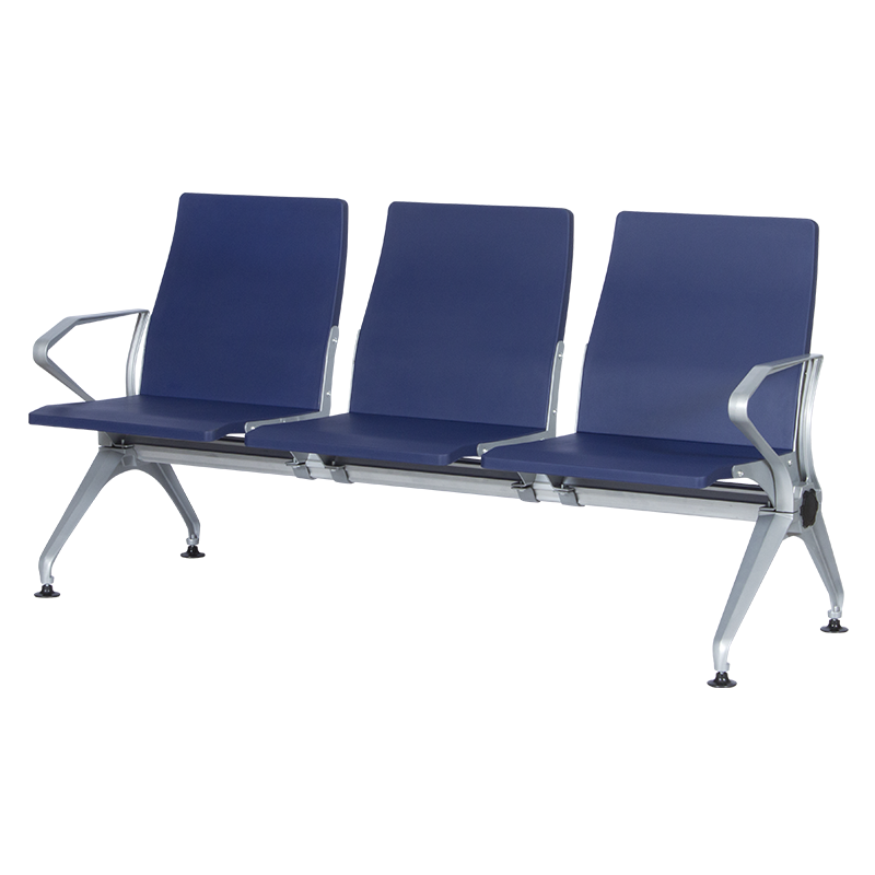 Visitor bench with 3 seats Carmen CR-1036-3 - blue