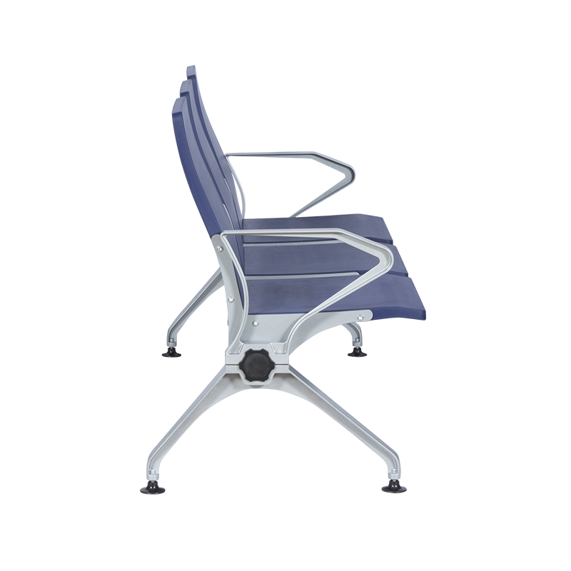 Visitor bench with 3 seats Carmen CR-1036-3 - blue