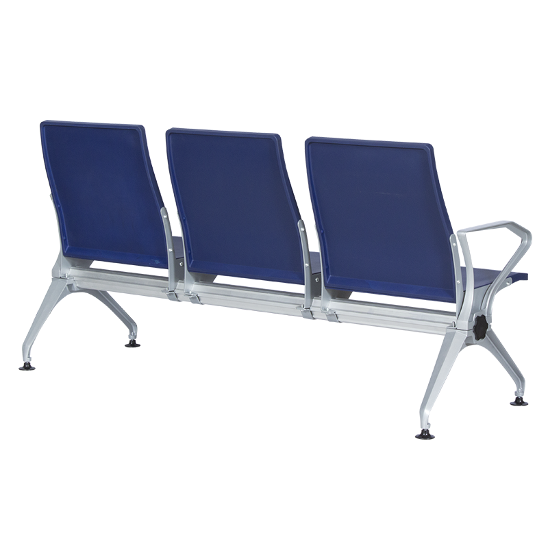 Visitor bench with 3 seats Carmen CR-1036-3 - blue