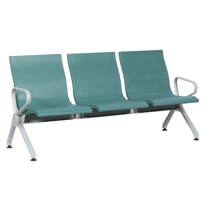Visitor bench with 3 seats Carmen CR-1037-3 - green