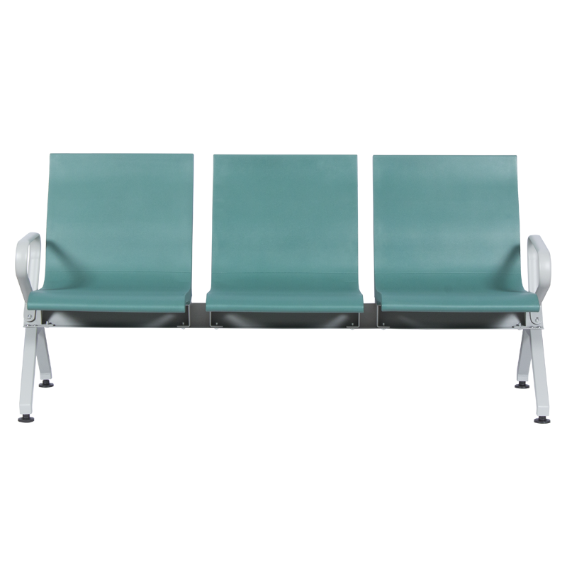 Visitor bench with 3 seats Carmen CR-1037-3 - green