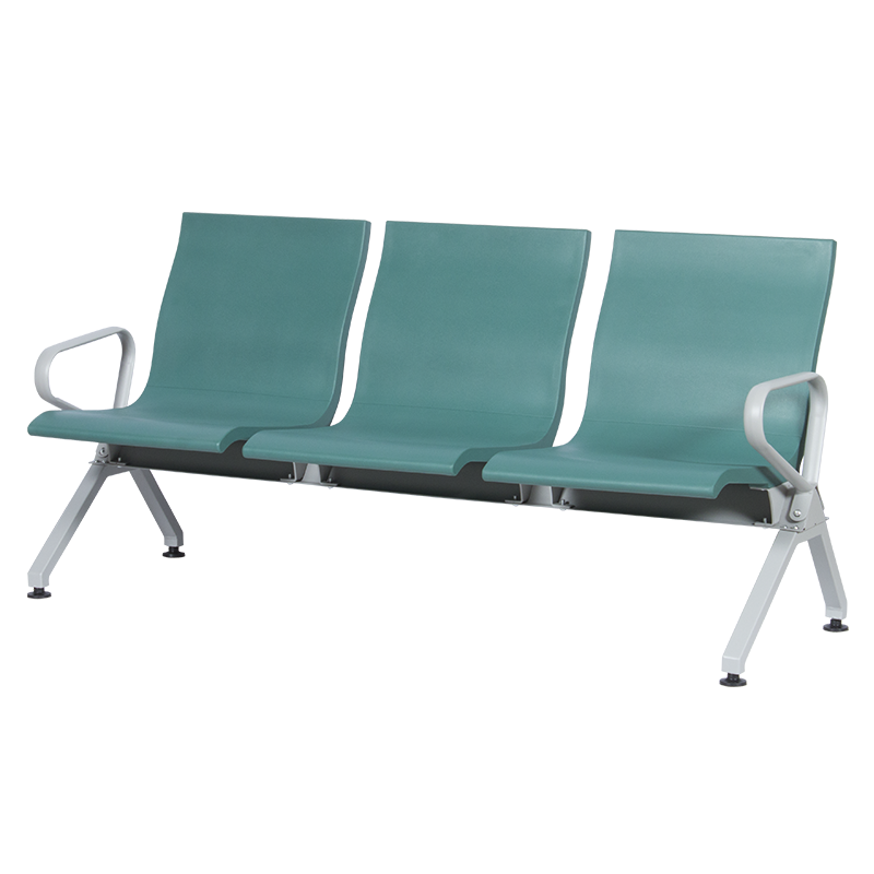 Visitor bench with 3 seats Carmen CR-1037-3 - green
