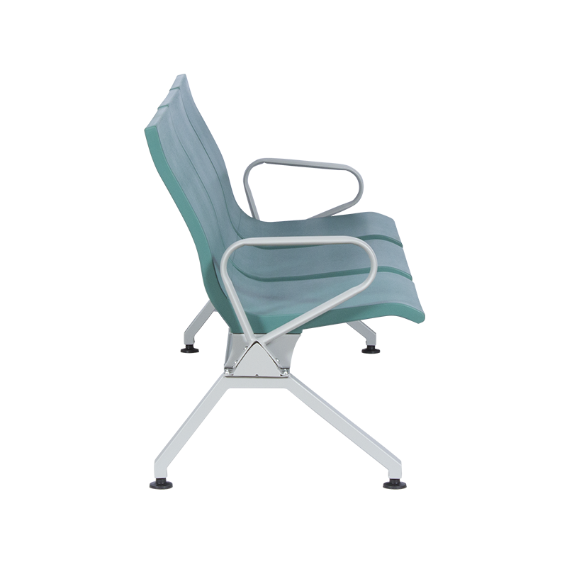 Visitor bench with 3 seats Carmen CR-1037-3 - green