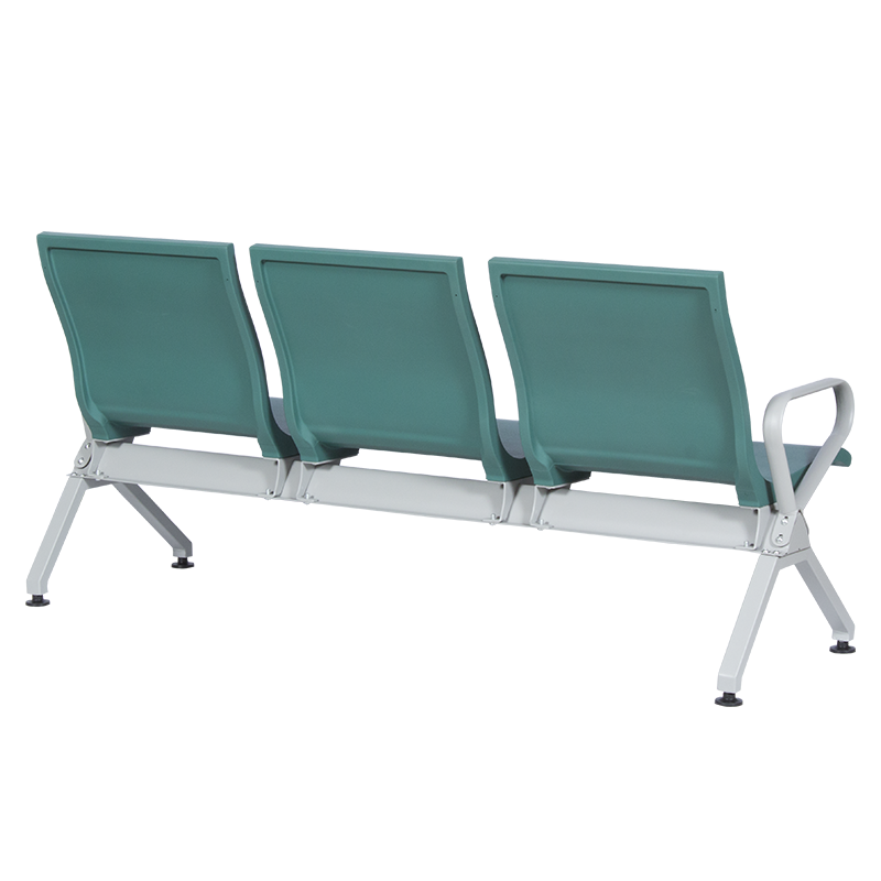 Visitor bench with 3 seats Carmen CR-1037-3 - green