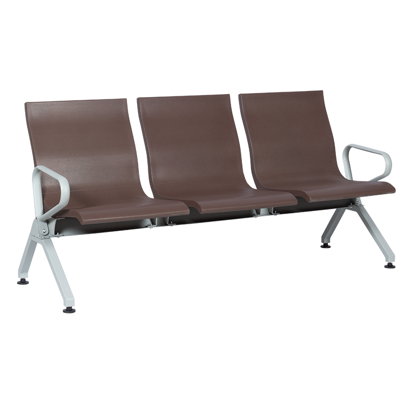 Visitor bench with 3 seats Carmen CR-1037-3 - coffee