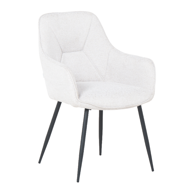 Dining chair BARNET - light gray SH