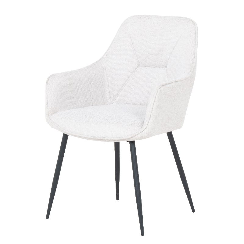 Dining chair BARNET - light gray SH