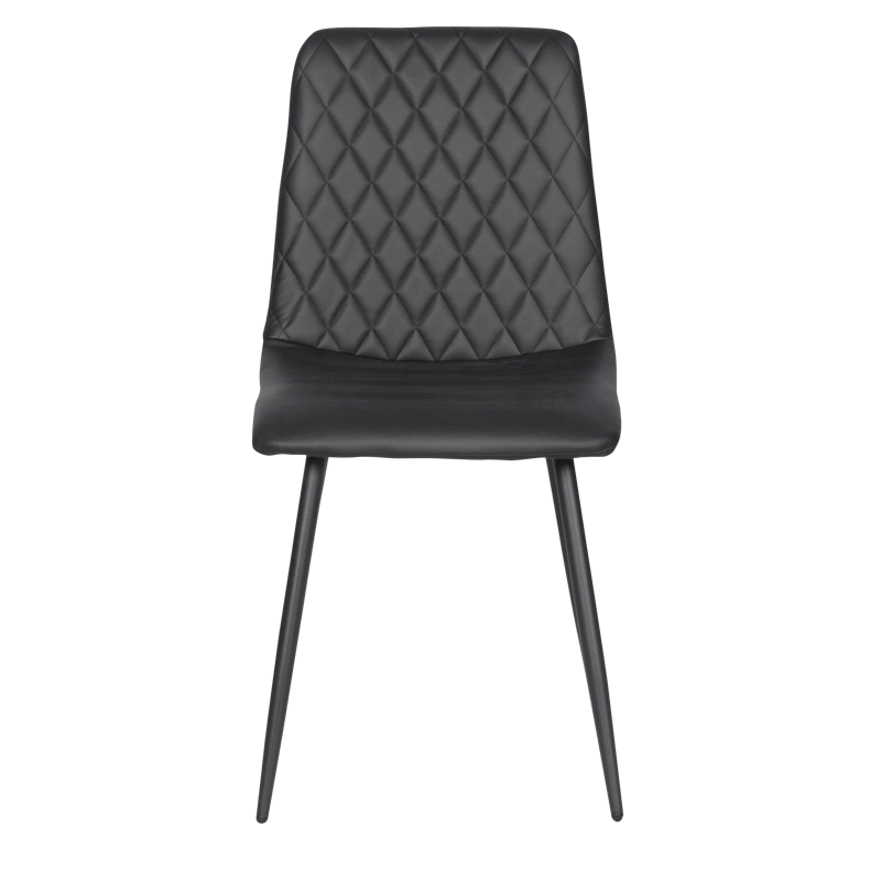 Dining chair MONZA eco leather - black