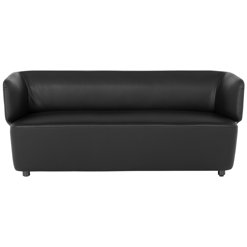 Sofa - three-seater TUNE - black