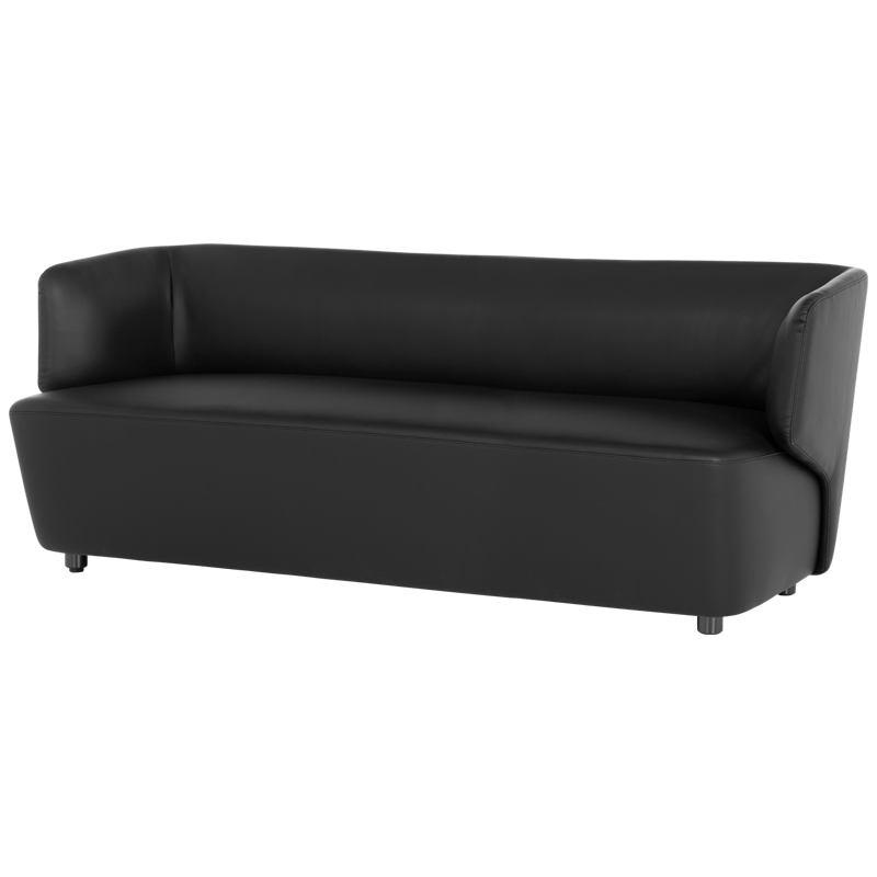 Sofa - three-seater TUNE - black