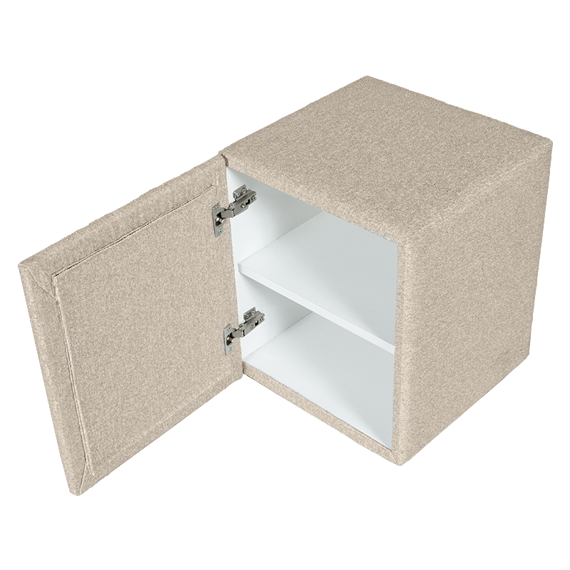Bedroom bedside table COMFORT left - cream 04