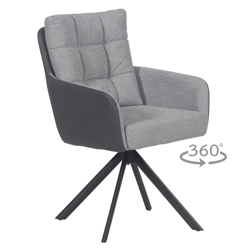 Dining chair SEFTON - gray CM