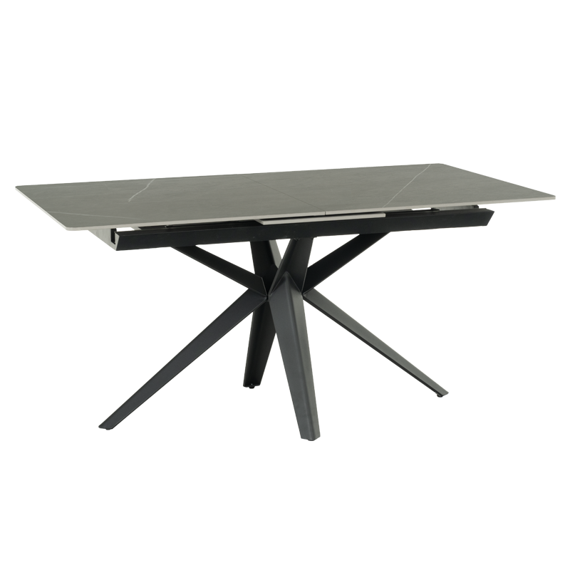 Extendable dining table ZORY - gray