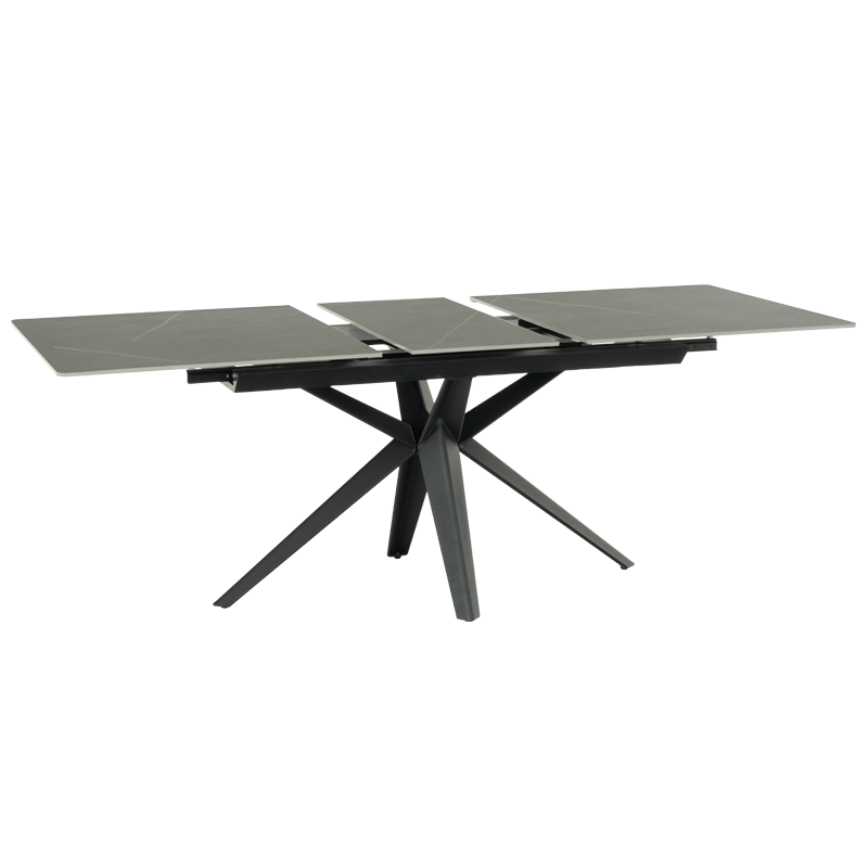 Extendable dining table ZORY - gray