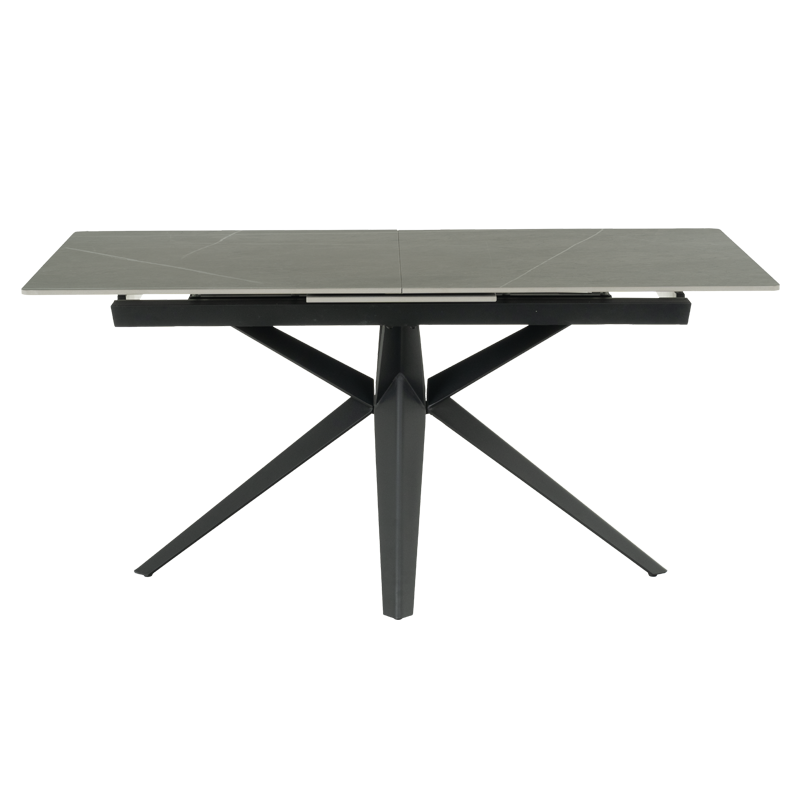 Extendable dining table ZORY - gray