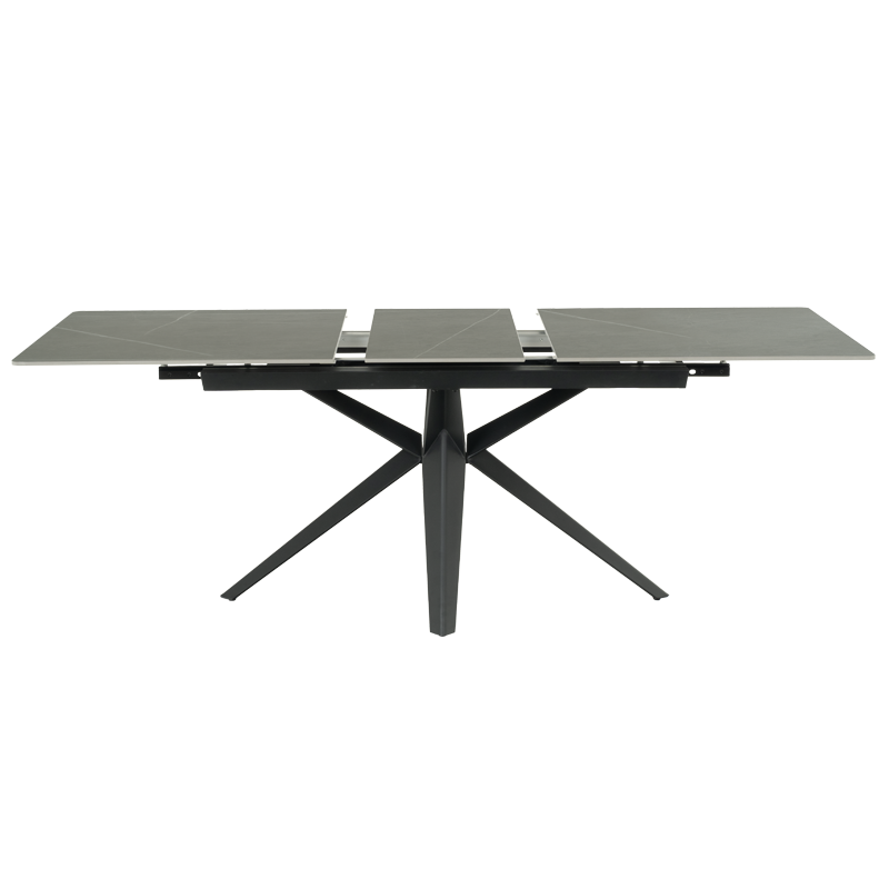 Extendable dining table ZORY - gray