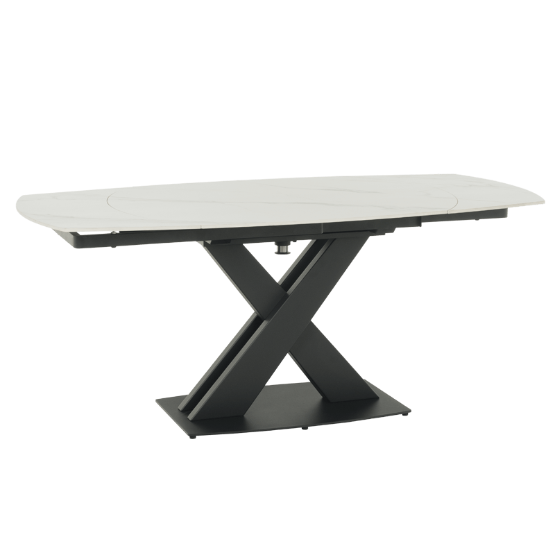 KARLINO extendable dining table - white