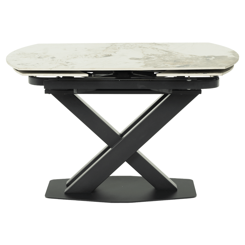 Extendable dining table DIGORA L NEW - gray / white