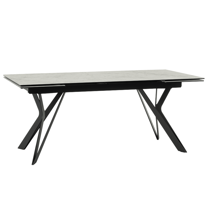 Extendable dining table MARKI - white