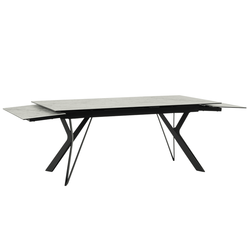 Extendable dining table MARKI - white