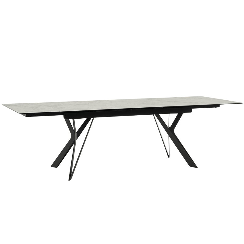 Extendable dining table MARKI - white