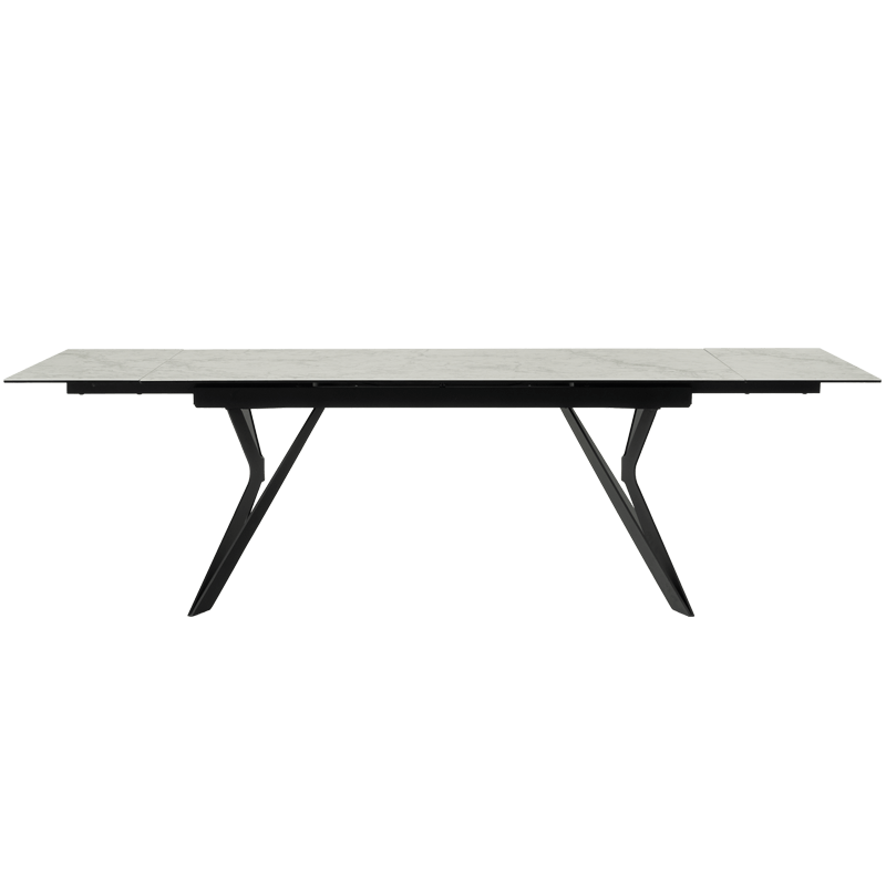 Extendable dining table MARKI - white