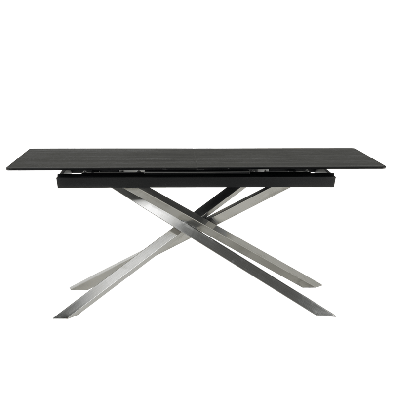 Extendable dining table KIKOL - brown