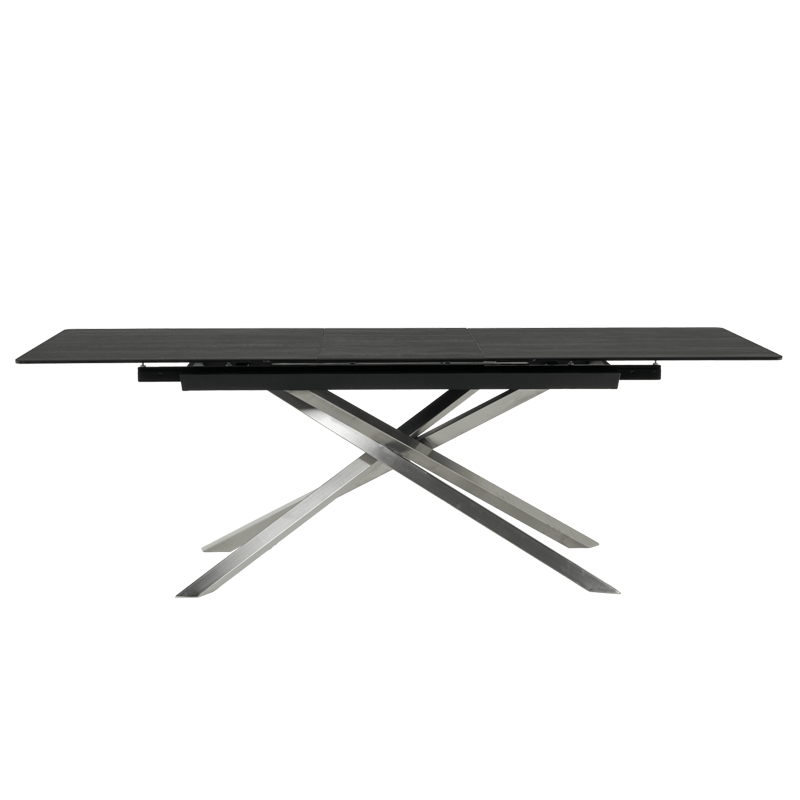 Extendable dining table KIKOL - brown