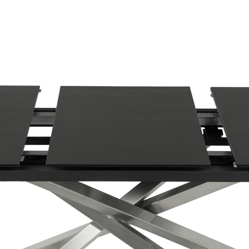 Extendable dining table KIKOL - brown