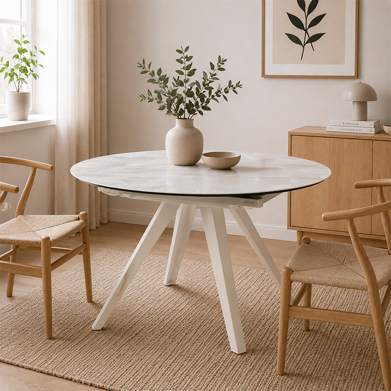 Extendable dining table BOLKOW - gray 04