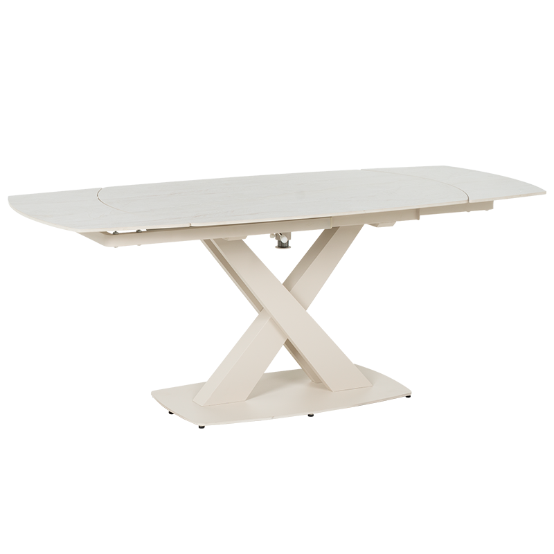 Extendable dining table MATEO - cream