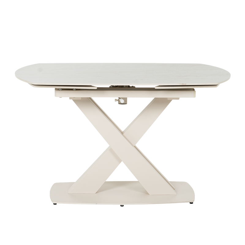 Extendable dining table MATEO - cream