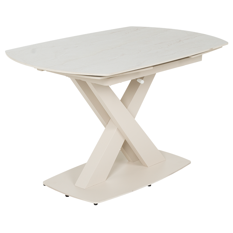 Extendable dining table MATEO - cream