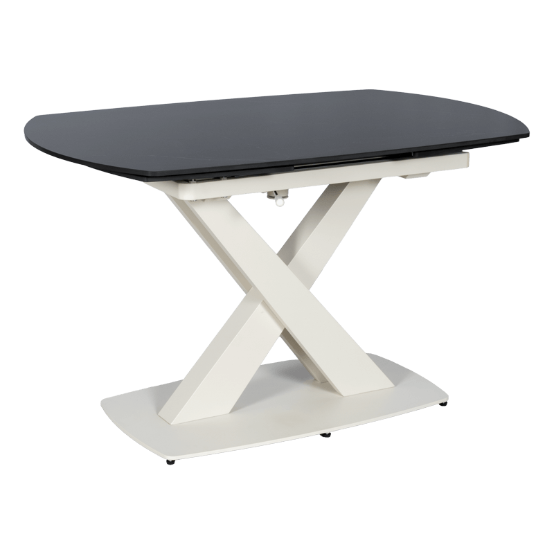 Extendable dining table MATEO - black