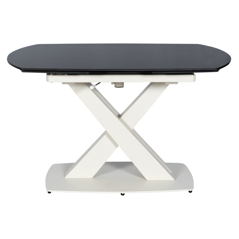 Extendable dining table MATEO - black