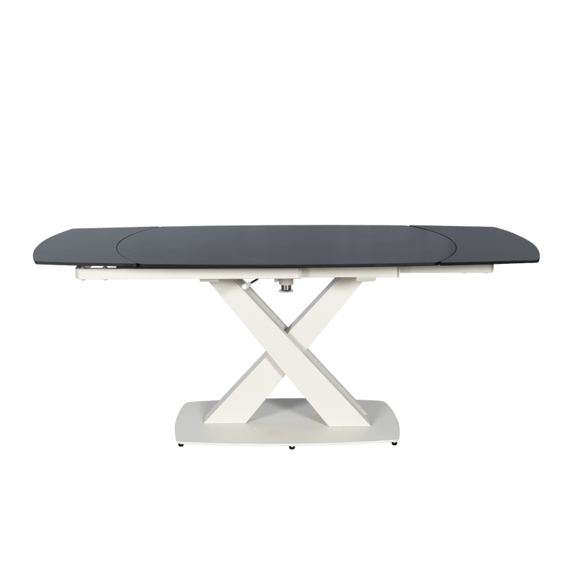 Extendable dining table MATEO - black