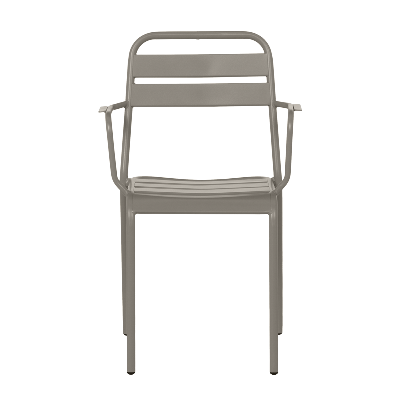 Metal garden chair ZAMFARA - cappuccino