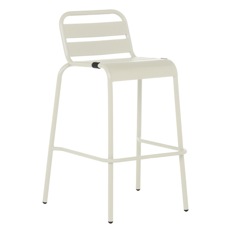 Catering bar stool SHAKI - light gray