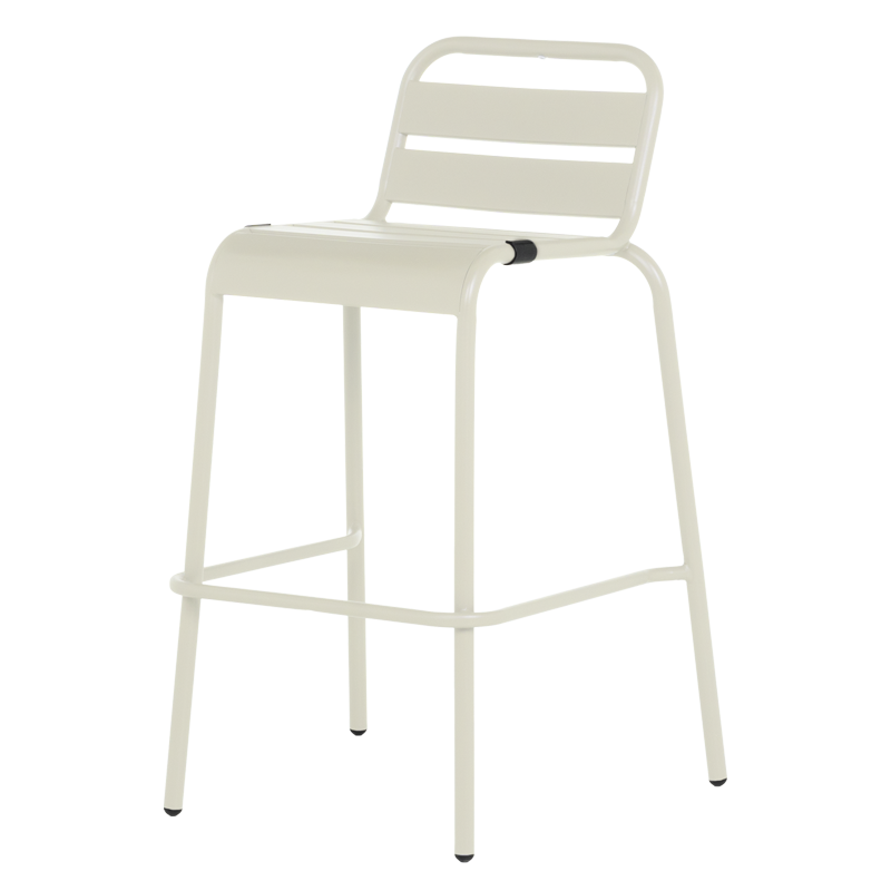 Catering bar stool SHAKI - light gray