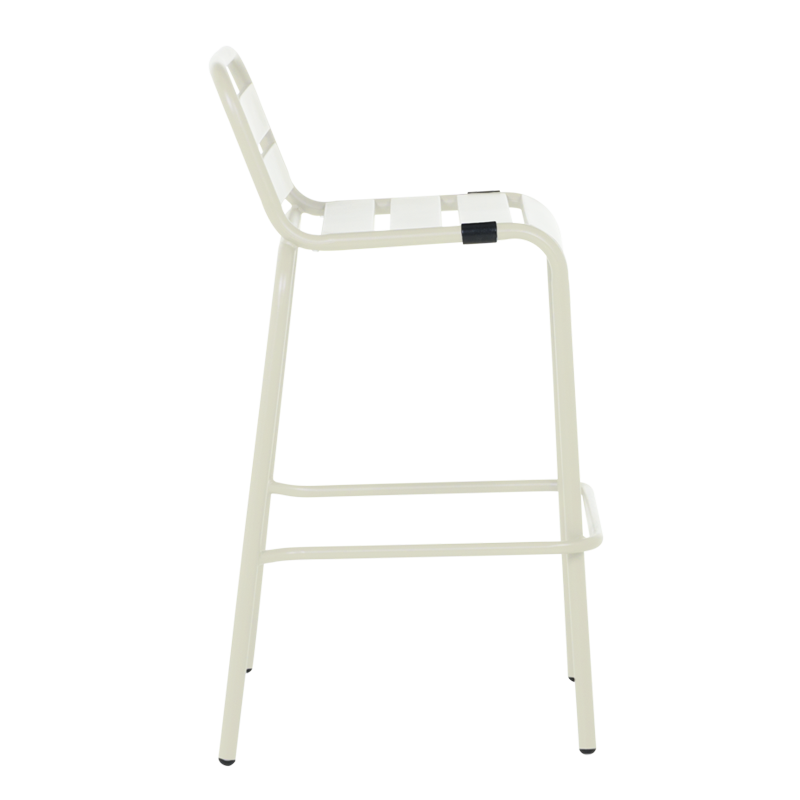 Catering bar stool SHAKI - light gray
